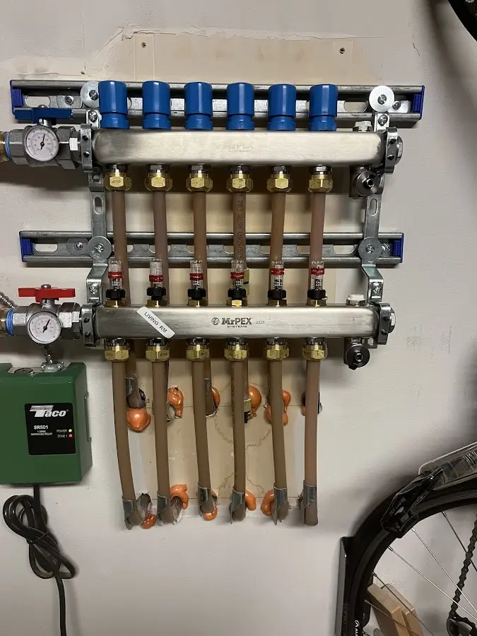 Plumber performing Leak Detection at a residential property in Crescent Springs